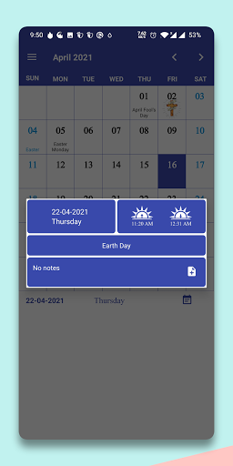 US Calendar and Holidays of 20