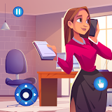 Office Girl Simulator Game 3D icon