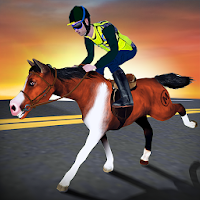 Родео полиции лошади симулятор