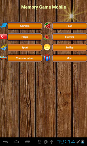 Android application Memory Game Mobile screenshort