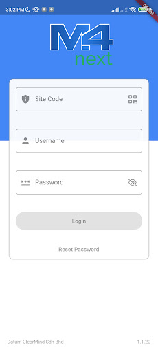Android application M4 Next CRM App screenshort