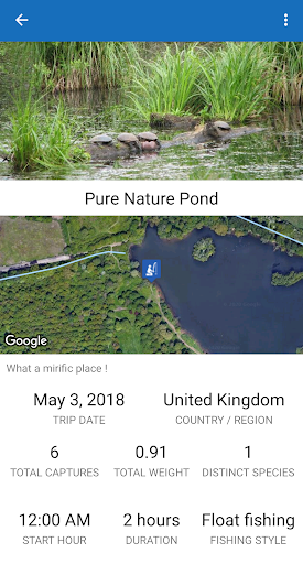 Fishing Organiser Screen 3