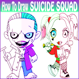 How To Draw Suicide Squad characters icon