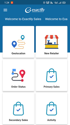 Android application ExactllySales screenshort