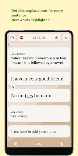 Learn French from scratch 22.1 screenshots 3