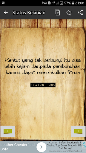 Update Status Keren Kekinian