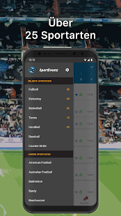 SportEventz - Live Sport im TV Bildschirmfoto