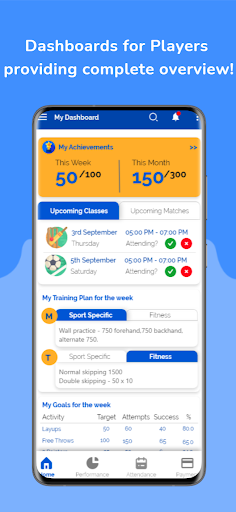 Track My Academy Screen 2