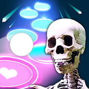 Spooky Scary Skeletons Rush Tiles Magic Hop