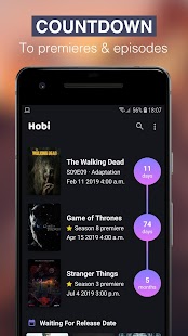 Hobi: TV Series Tracker, Trakt Client For TV Shows Screenshot