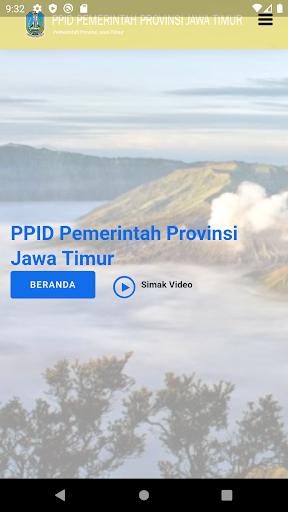 Android application PPID Jatim screenshort