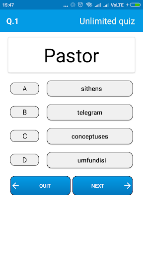 English To Zulu Dictionary Screen 3