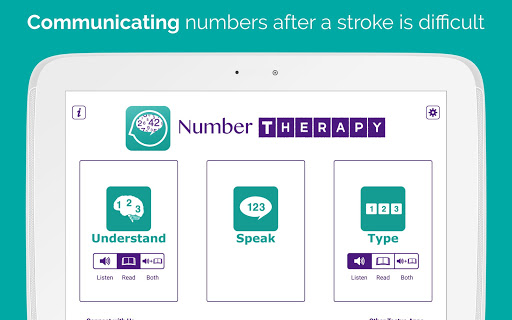 Screenshot of Number Therapy