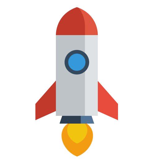 Летающая ракета logo
