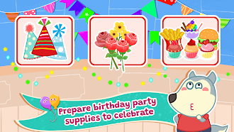 Game screenshot Wolfoo Birthday Party Planning apk download