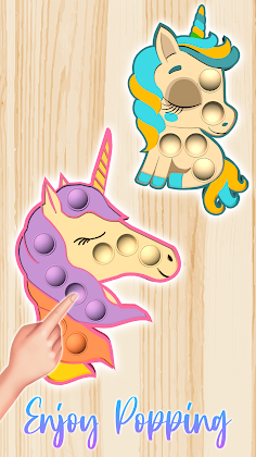 Pop It Unicorn Toys 3D ASMR - Screenshot 4