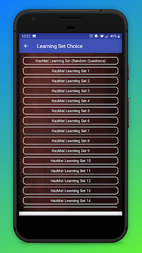 HazMat Test Screen 2
