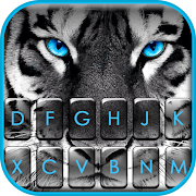 Fierce Tiger Eyes Keyboard Theme
