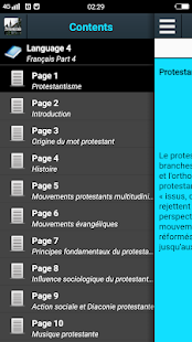 Aperçu de l'application
