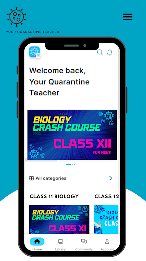 Android application Your Quarantine Teacher screenshort