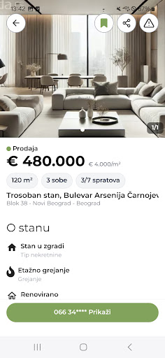 4zida Nekretnine Screenshot 3 - AppWisp.com