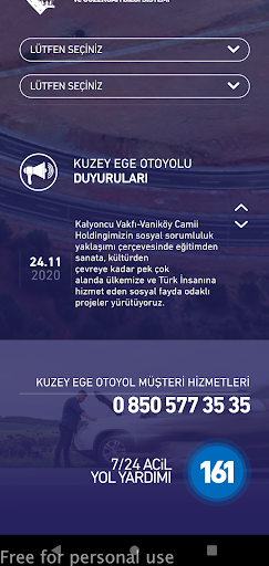 Kuzey Ege Otoyolu Screen 3