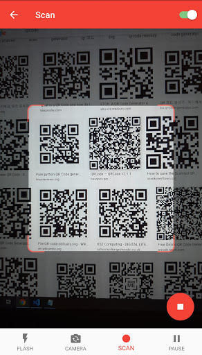 Android application Readers : QR 코드 리더 + 바코드 리더 screenshort