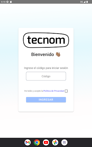 Tecnom App Screen 3