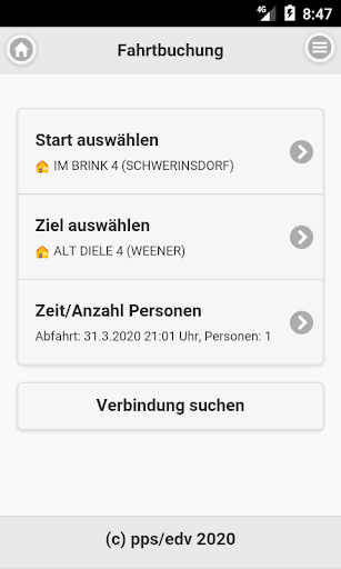 VLL-AnrufBus Screen 2