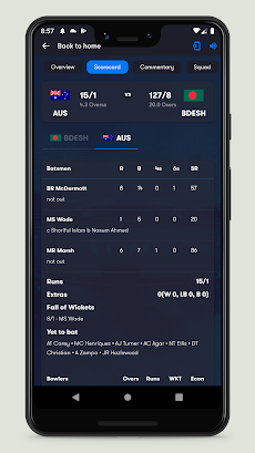 Cricket: Live Line & Scoreのおすすめ画像2