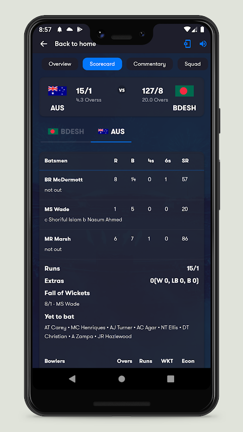 Cricket: Live Line & Scoreのおすすめ画像2