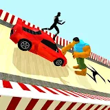 GT Super Hero Ramp up Car Game icon