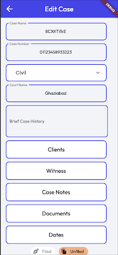 Android application LawyerRoom screenshort