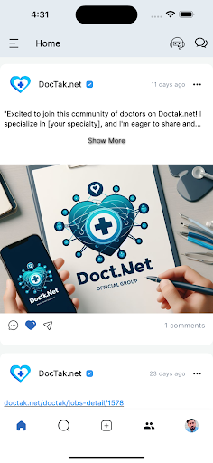 Doctak.net Screen 2