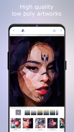 Android application Low Poly - Editor & Photo FX screenshort