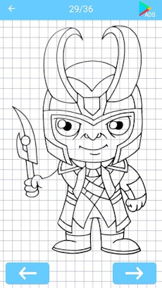 How to draw Lokiのおすすめ画像4