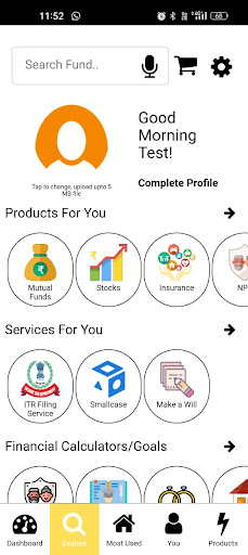 Android application SFS screenshort