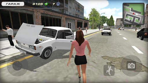 Lada 2107 Russian City Driving Screen 3
