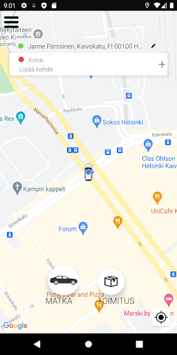 Android application GreenCab-Taksit screenshort