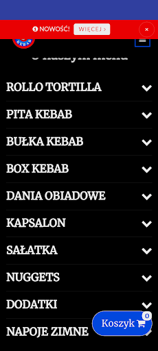 Android application Alak Kebab Środa Wielkopolska screenshort