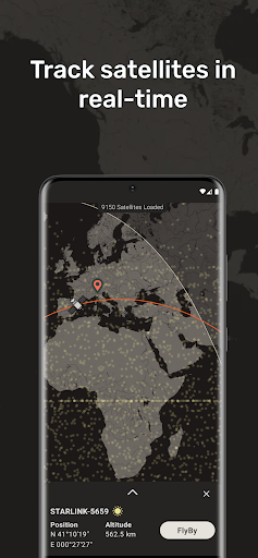 Android application Orbit Radar screenshort