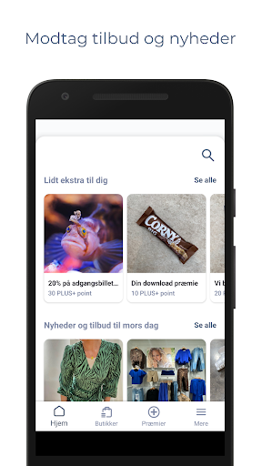 Android application Helsingør Bycenter screenshort