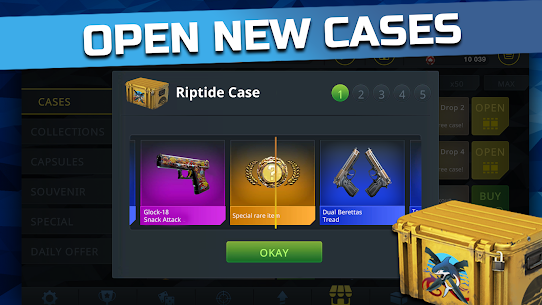 Case Chase MOD APK- Skins Opening (Unlimited Money) 9