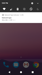 Network Type Indicator Screenshot