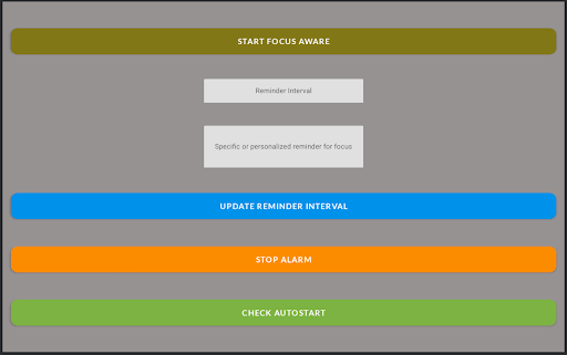 Focus Aware Screen 2