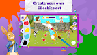 screenshot of CBeebies Get Creative: Paint