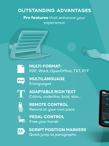 Screenshot of TeleprompterPAD