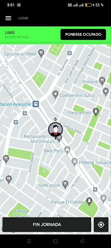 Aló Taxi Conductor Screen 3
