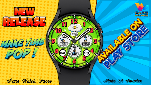 Comic Boom Analog Watch Face screenshot 29