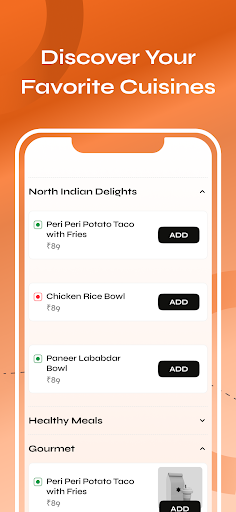 ZingMeals - Office Edition Screen 2